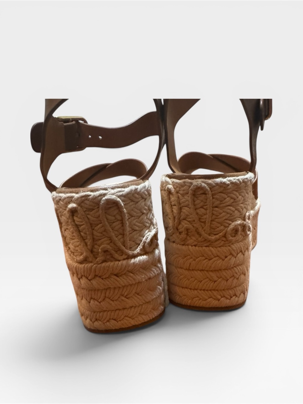 NEW! Chloé Isla Platform Espadrille Sandal US 9 - Picture 6 of 8